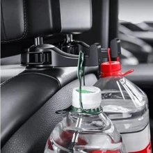 1pc Car Back Seat Front Seat Mobile Phone Holder Storage Hook - Black - View 4