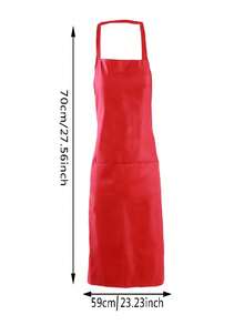 1pc, Kitchen Accessories Apron Pinafore Tool Cooking Sleeveless Unisex Thicken, Kitchen Supplies - Multicolor - View 5
