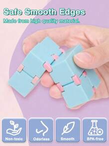 Cubo mágico 2x2 creativo Infinity Cube en color pastel para ejercitar y aliviar el estrés en los dedos de adultos, regalos y juguetes - Normal - Ver 7