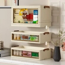 Large Multi-Layer Drawer Style Medication Storage Box For Home, With Separate Compartments For Storing Different Kinds Of Medicine, Suitable For Children And Babies - Beige - View 4