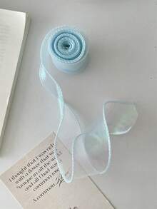 4cm Iridescent Organza High-End Elastic Ruffle Bubble Pleated Ribbon For Cake, Birthday Box, Gift Wrapping, Decorations, Flower Arrangements, DIY Bow, Mother's Day, Valentine's Day, Goddess Festival, And Other Festive Occasions - Multicolor - View 14