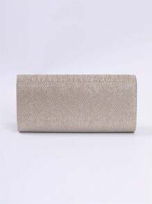 1 pieza Bolso de mano metálico mini con pliegues y brillo con correa de hombro, estilo simple para fiestas de mujeres, bodas y uso diario, bolso de fiesta perfecto para fiesta, boda, cena/banquete que combina con vestidos de fiesta, vestidos de noche y vestidos de lentejuelas