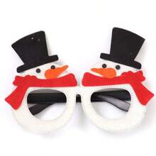 1/3/4/6 PCS Christmas Decorations, Christmas Glasses, Party Decorations, Christmas Products, Snowman Deer Antler Eyeglass Frames