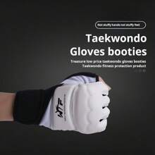 1pc Taekwondo Hand Protective Gear, For Adult & Children, Sanda Training & Competition, Full Coverage Gloves - Handguard - View 5