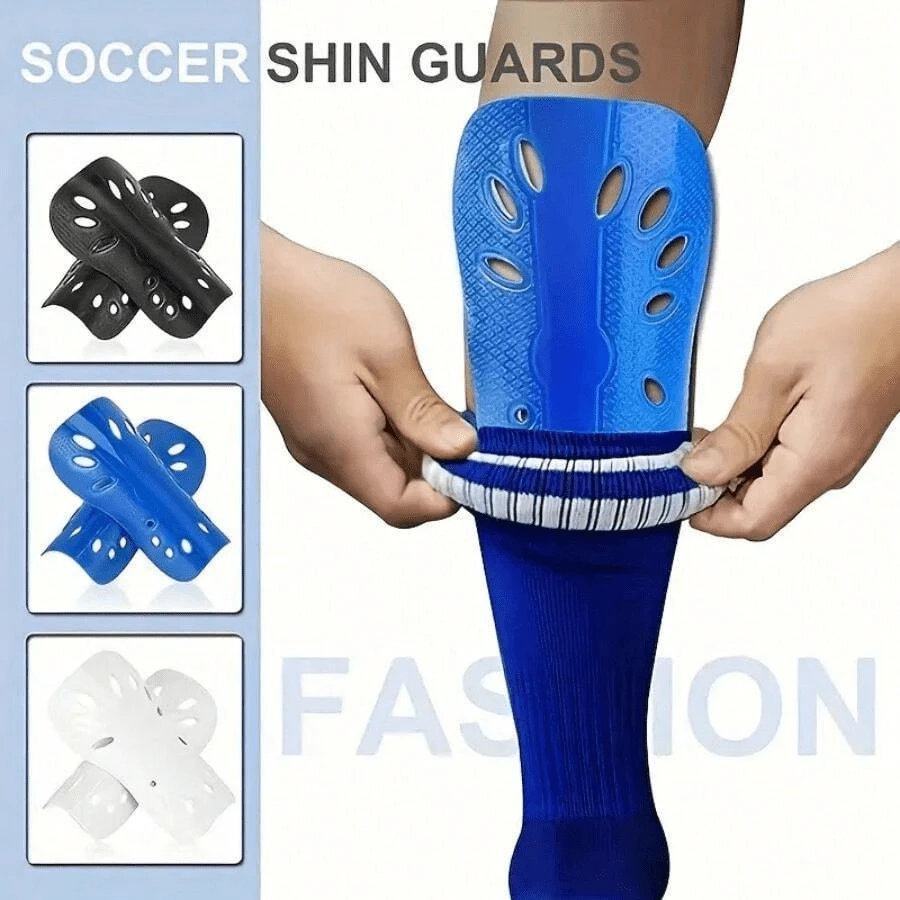 2 Pairs Soccer Shin Guards for Youth & Adults, Protective