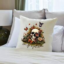 1pc Skull Heat Transfer Sticker For T-Shirts, Hoodies, Jeans - Mixed Color Ironing Sticker - Multicolor - View 5