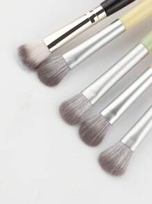 1 chiếc cọ phấn mắt hai đầu, cọ trang điểm mắt siêu mềm để tán, làm nổi bật, dễ mang theo khi đi du lịch, hai trong một - Nhiều màu - Xem 7