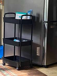 Nergo Carrito Plegable Con Ruedas Carrito Organizador 3 Niveles Estante Organizador Muebles Para Baño Estantes Organizadores Muebles Para Recamara Carrito Auxiliar  Organizador De Baño Muebles De Cocina Alacenas Para Despensa Mueble Organizador Organizador Para Baño Anaquel Plastico Organizador De Metal Mueble Organizador Para Baño Carrito De Bar Mueble De Cocina Mueble Lavanderia Mueble Blanco Organizador Remates De Almacén Lavadero  Almacenamiento De Suministros De Pintura Juego De Almacenamiento De Cocina Estanterías Isla De Almacenamiento & Carritos Trolly Cart With Wheels Home Office Essentials Cart With Wheels Wheeled Cart Regalos Para Niños Regalos Para Mujeres Festival De Estudiantes   #Hotsale #Sheinhotmayo #ordenytidiness #hogarordenado - Negro - Ver 10