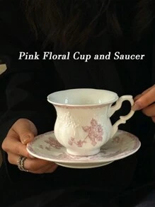 1套北歐風陶瓷杯具套裝，創意美式拿鐵咖啡杯+托碟套裝，適用於家庭廚房，高檔下午茶套餐，日常使用及節日禮品、生日祝福和宴會用品。男女朋友皆宜的完美禮物。 - 彩色 - 查看 2