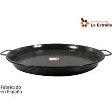 Valencian Marbled Paella Pan 60Cm 19 Servings Vitrified Steel Classic Valencian Design And Uniform Heat Distribution | Valencian Paella Pan With Non-Stick Surface And With Style And Tradition - Nhiều màu - Xem 1
