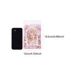MOCARD 1 Gói 10 Tờ Hoa Và Cô Gái Rỗng Ren Chất Liệu Album Giấy Giấy Cắt Dán Thẩm Mỹ Phụ Kiện Thẻ Rác Nghệ Thuật Tạp Chí Thiết Kế Giấy Trường Văn Phòng Phẩm đồ Dùng - Một cỡ - Xem 10