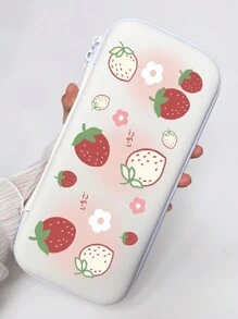 1PC Cartoon Flower Bear Pattern Switch Storage Bag NS Game Console Lite Protective Case Portable Tote Travel White Bag - Switch Storage Bag - View 10