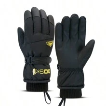 1 Pair Professional Outdoor Ski Gloves, Waterproof, Windproof, Thermal Lining, Hand Warmer, Touchscreen Functionality, Suitable For Both Men And Women, For Winter Skiing, Riding, Motorcycle, Winter Gloves, Snow Gloves - Multicolor - View 18