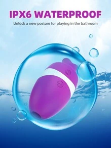 Licking Vibrator, Tongue Licking Clitoral Sex Toy, Sucking Stimulator, 2-In-1 Adult Female Toy, Oral Sex Licking Clitoral Sex Toy, Sucking And Licking Vibration With 7 Vibration Speeds & Clitoral Sucking Tongue Vibrating Sex Toy. - Purple - View 7