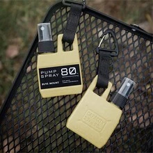 2pcs Outdoor Alcohol Spray Bottle Disinfectant Container Portable 80ml Press Plastic Watering Can For Travel And Home - Black+Khaki - View 4