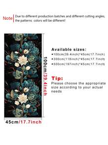 1pc Vintage Thickened Hand-Painted Black And Gold Blooming Floral Non-Waterproof, Stain-Resistant, Easy-To-Clean DIY Home Decor, For Kitchen Cabinets, Table And Chairs, Bedroom Background, Home Renovation, Self-Adhesive Wallpaper, Wall Sticker, Wallpaper, Renovation Stickers Peel Wall Panels, Wall Paper, Wallpapers, Spring Decoration Items Refresh Your Home, Rama Decoration Stickers Gifts Birthday Graduation - Multicolor - View 4