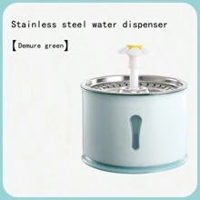 1pc Stainless Steel Automatic USB Powered Pet Drinking Fountain For Cats And Dogs To Use While Drinking Water - Multicolor - View 11