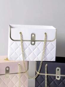 1pc Foldable Floral Gift Bag For Bouquets, Delicate Flower Box For Gift Packaging, Back To School Valentine Day