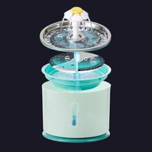 1pc Stainless Steel Automatic USB Powered Pet Drinking Fountain For Cats And Dogs To Use While Drinking Water - Multicolor - View 4