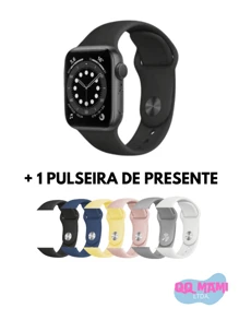 Smartwatch S9 Pro - Relógio Inteligente com Monitor de Frequência Cardíaca, Bluetooth, Carregamento Magnético + Pulseira de Presente - Envio Imediato - Preto + Pulseira Aleatória - Visão 1