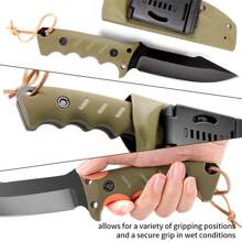 Super Durable Tactical Waist Knife, Portable Knife, Sharp Outdoor Knife, Suitable For Outdoor Camping And Adventure Knives