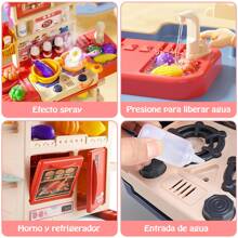 Kids Toy Kitchen Products - Pink - View 3
