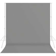 灰色背景布，摄影背景，高密度面料，耐用可重复使用，可机洗，杆袋式缝制，适用于摄影、派对和视频拍摄（不含支架和夹子）