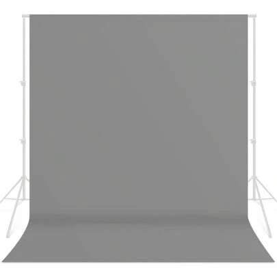 灰色背景布，摄影背景，高密度面料，耐用可重复使用，可机洗，杆袋式缝制，适用于摄影、派对和视频拍摄（不含支架和夹子）