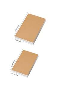 Extra Thick 200-Page Blank Notebook - Ideal For Drafting, Drawing & Sketching | Retro Style Large Notepad