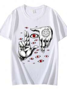 Men T-Shirts - 白色 - 查看 2