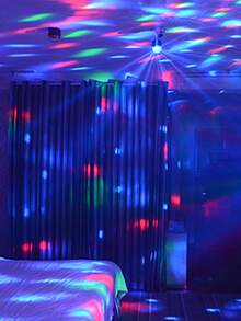 1pc USB Powered Disco Stage Lights For Gatherings, Parties, Birthday Parties, Graduation Parties, Projection Lights For Home Decoration, Atmosphere Lights