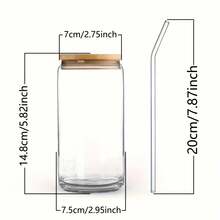 1 bình nước 16oz in tên gia đình chuột  có nắp và ống hút tái sử dụng, thích hợp đựng cà phê đá, sinh tố, nước trái cây và trà, lý tưởng để ăn mừng sinh nhật, giáng sinh, lễ phục sinh và lễ tạ ơn - trong suốt - Xem 10