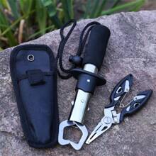 Kit 3Pcs Alicate De Pesca E Ferramentas Multifuncionais Para Os Lábios De Peixe - Preto - Visão 4