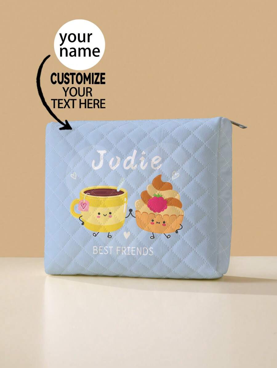 Nouveau sac cosmétique, sac cosmétique photo personnalisé (photo, paysage, illustration, nom), peut être personnalisé selon votre design unique. Ce sac cosmétique léger avec fermeture éclair convient également comme porte-monnaie, trousse à crayons, parfait pour le shopping, un rendez-vous, des vacances, un voyage, un festival, une soirée ou comme cadeau.