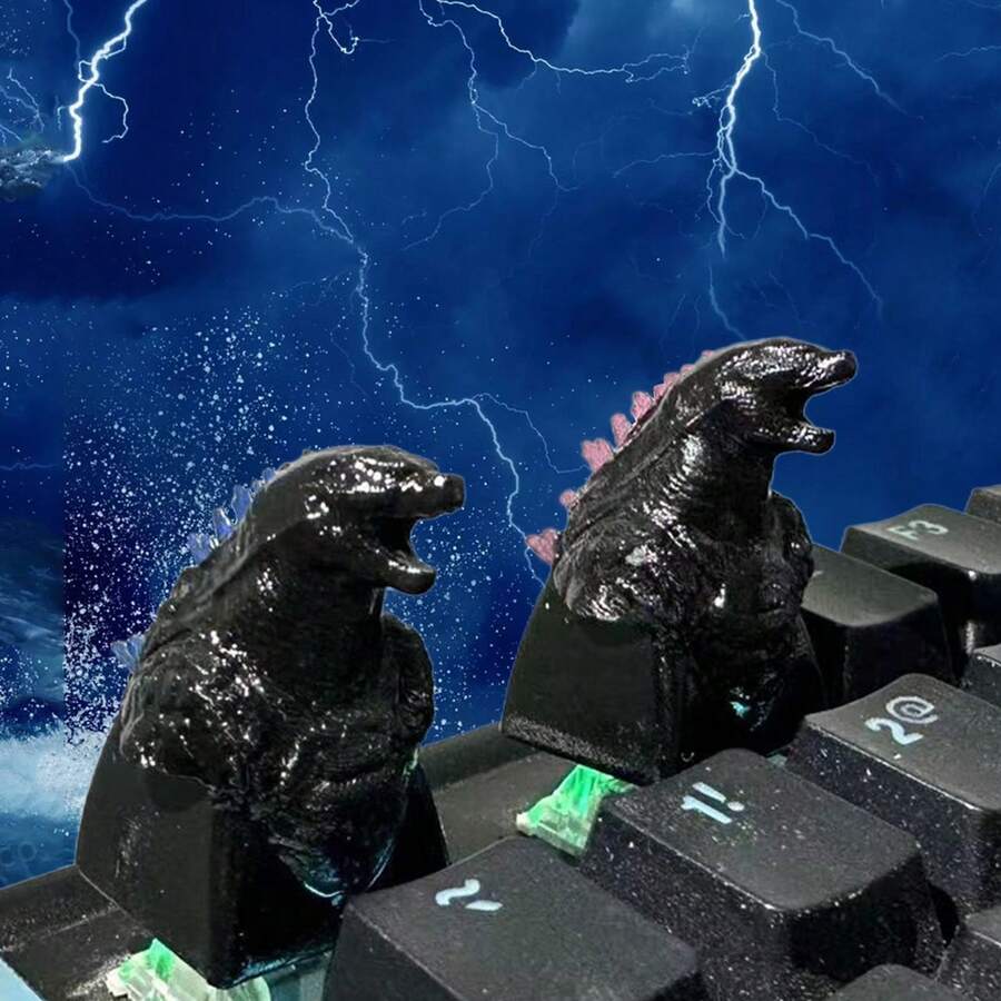 1 cái Keycap bàn phím cơ Tyrannosaurus cổ điển, Keycap Cherry MX cho phụ kiện bàn phím cơ, Trang trí phím ESC quái vật 3D sáng tạo được vẽ bằng tay DIY, Quà tặng sưu tầm của người chơi trò chơi và quà tặng sinh nhật