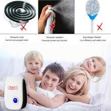 Dazone 6 Pack Ultrasonic Pest Control Repeller US Plug-In Reject Rat Mouse Mice Spider Roaches Home Indoor Electronic Repellent - White - View 6