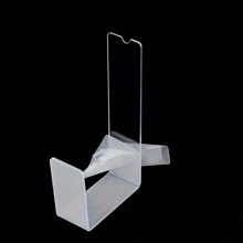 1 pieza de soporte para zapatos de acrílico para exhibición, estante de tienda de zapatos, vitrina transparente para zapatos, soporte para calzado infantil