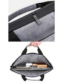 1 pieza Estuche multiusos compatible con iPad y portátil con correa de transporte y mochila, disponible en 3 tamaños, color gris - Gris - Ver 5