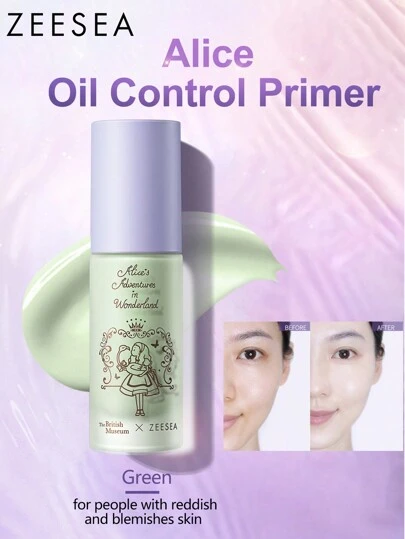 Zeesea Apprêt corrigeant la couleur de la peau hydratant, lissant la peau et réduisant les pores invisibles