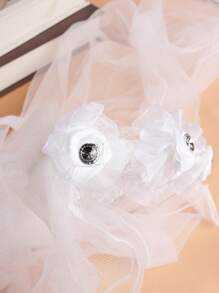 1pc Children's Lace Flower Crown Headband