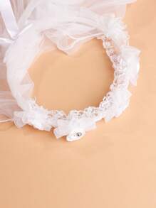1pc Children's Lace Flower Crown Headband
