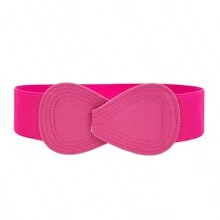 1pc Women's Elastic Waist Belt, Daily Work Dress Decoration, Cardigan Waist Cincher Accessory, Plus Size Summer, School Fall, Autumn, Halloween - A piece of - View 7