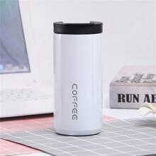 Tasse isotherme élégante et minimaliste, bouteille d'eau en acier inoxydable de haute qualité et pratique pour couple, cadeau, tasse d'eau pour sports d'été, pour l'extérieur, le camping - multicolore - Voir 4