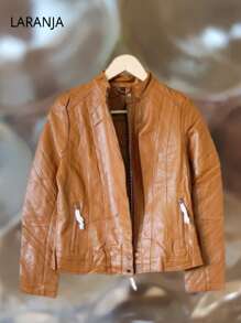 Women Jackets - Burgundy - View 2