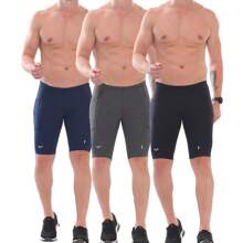 男友风男士运动短裤 - 灰色 - 查看 4