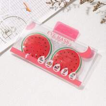 Gel Ice Pack Reusable Cooling Eye Pads And Under Eye Patches, Eye Hot Cold Pack For Eye Relax(2 Strawberry) - Pink - View 10