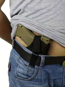 2Pcs Nylon Holster Concealed Carry Holster Belt Clip Air Soft Gun Holster, Holster For Concealed Accessories, Holster Men Fits G-Serise, Smith Wesson, Taurus, Ruger, And More, IWB/OWB Hidden Holster Outdoor Camping Men Gifts Black Bag Hiking Hiking Large Capacity Travel Essentials Holiday Essentials Fanny Pack Summer School Summer Bag Springbreak Bag Pack Belt Bag Waist Bag School Supplies, Waterproof, Lightweight, Portable, Stadium, Sports