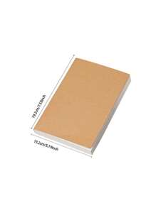 Extra Thick 200-Page Blank Notebook - Ideal For Drafting, Drawing & Sketching | Retro Style Large Notepad
