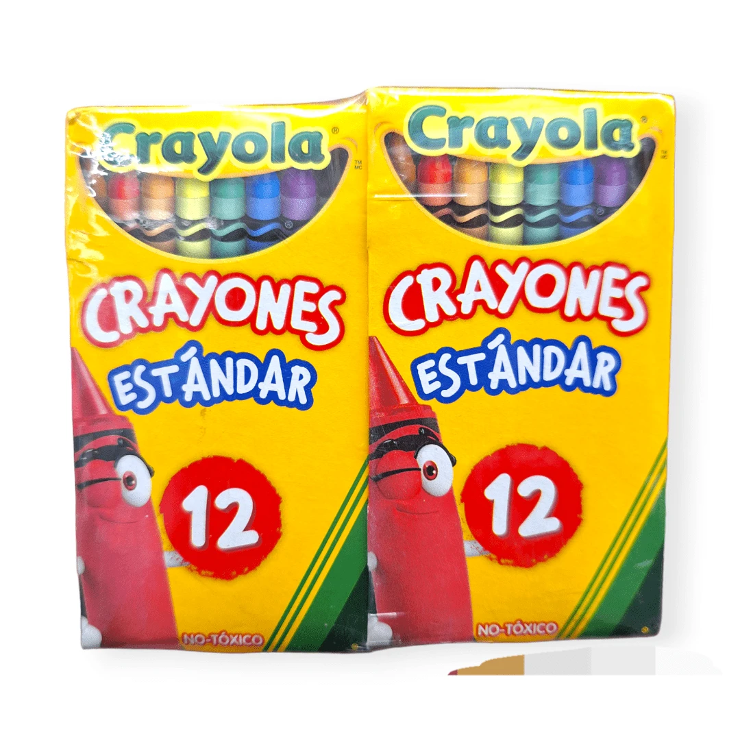Kids Wax Crayons - Multicolor - View 1