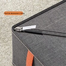 Kit 3 Organized Storage Box For Clothes/Underwear/Socks/Bra - 灰色 - 查看 3